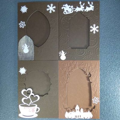 Коледни заготовки за картички 952